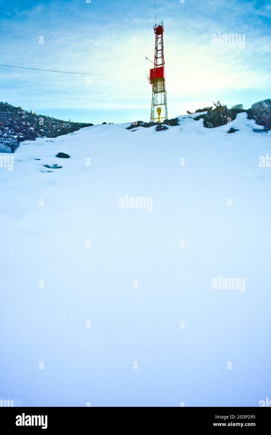 oil rig in the snow in Utah - USA. #1176-23 Stock Photo - Alamy