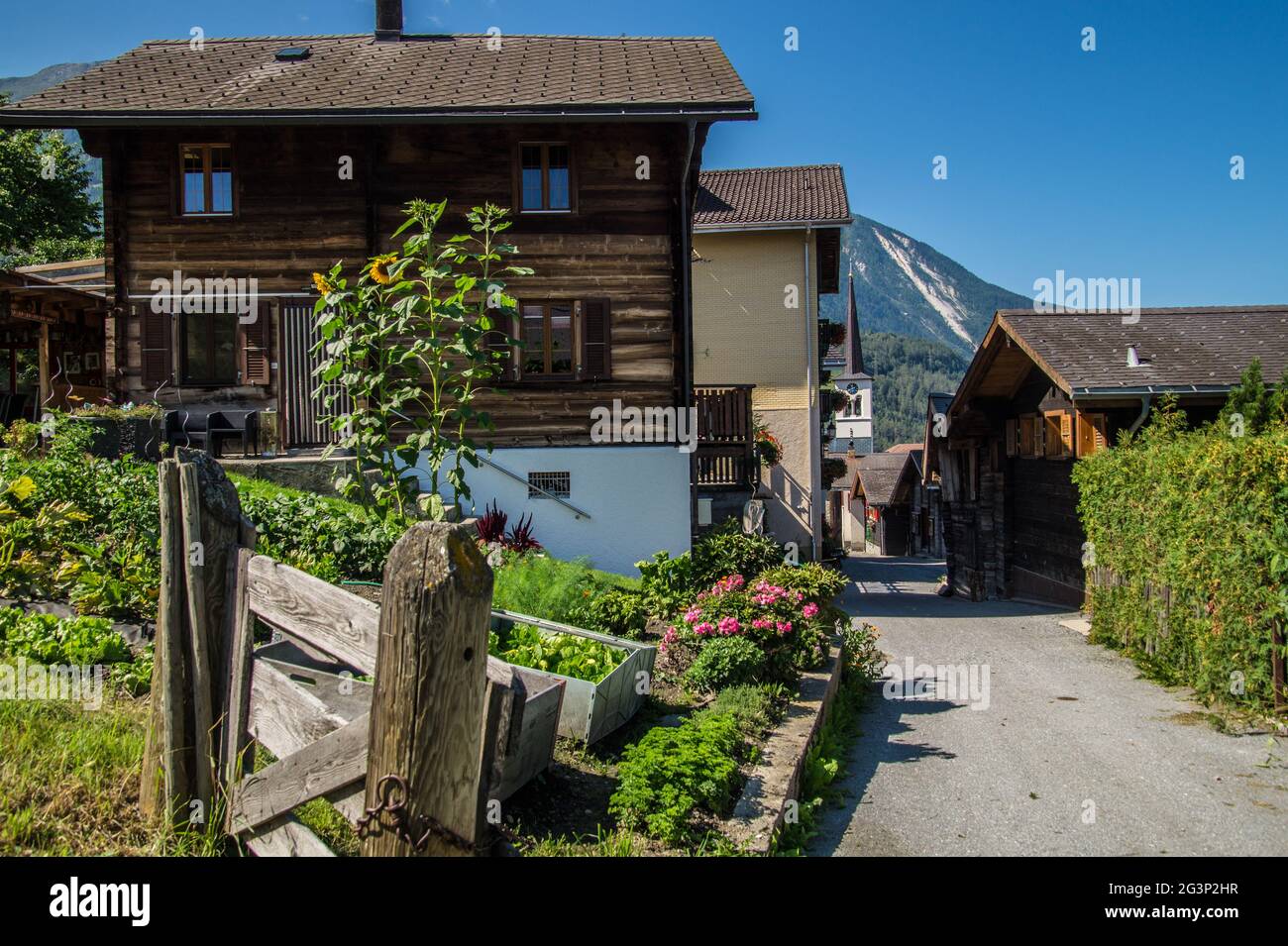 Landscape of the Swiss Alps Stock Photo - Alamy