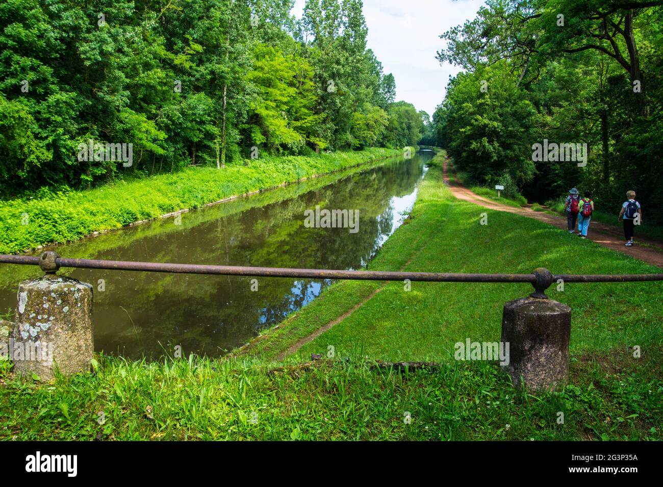 Waterway of digoin Stock Photo Alamy
