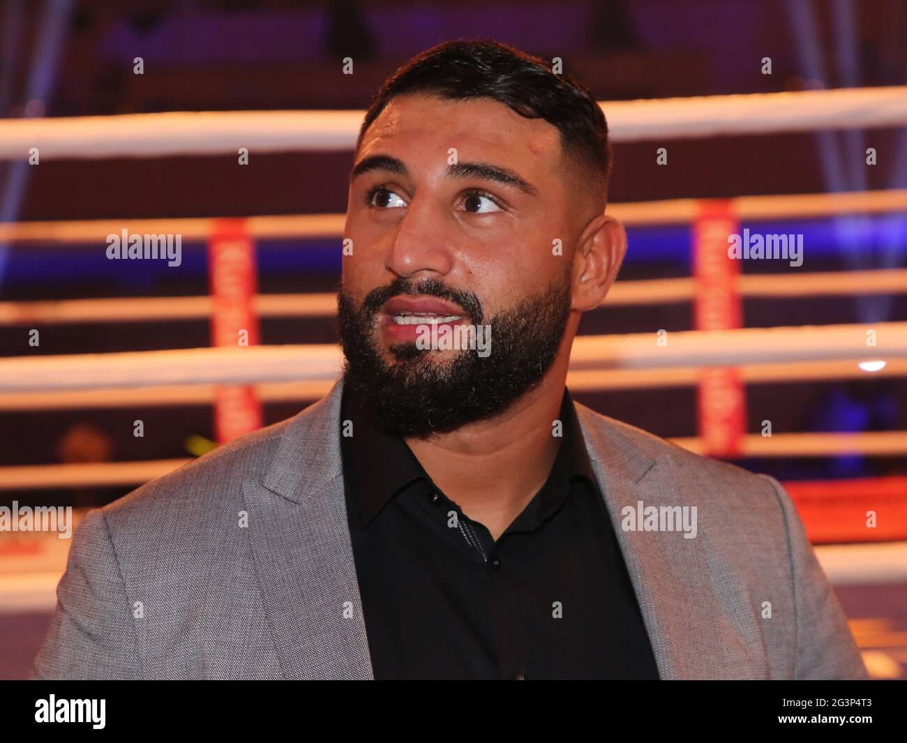 German heavyweight professional boxer Agit Kabayel (SES Boxing Stock