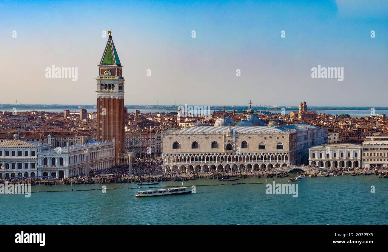 View of the city of Venice Stock Photo