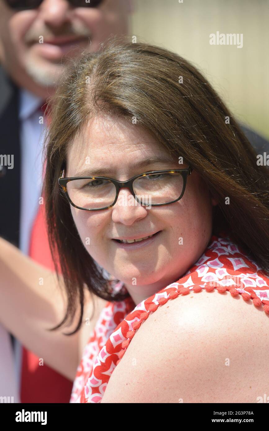 Rachel Hopkins MP (Labour: Luton South) at an event to publicise Barry Gardiner's private member's bill to end Fire and Rehire employment practices. W Stock Photo