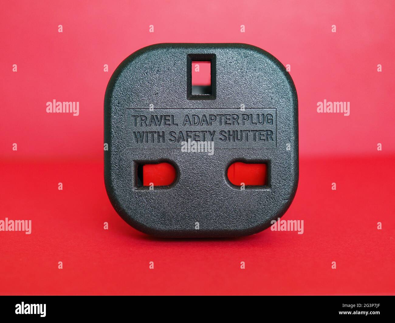 British to European socket plug adapter Stock Photo Alamy