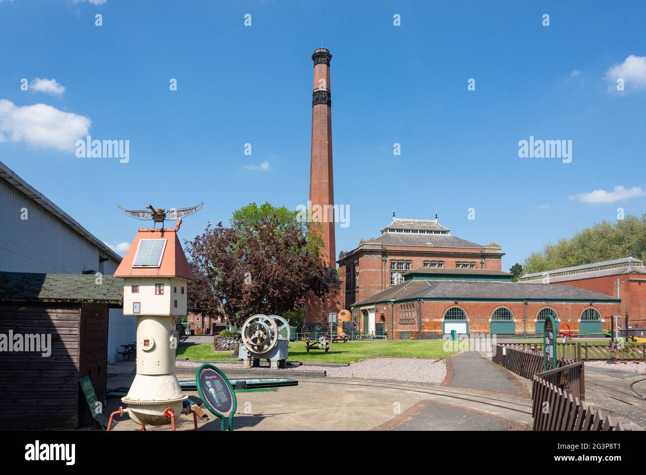Abbey Pumping Station (Leicester's Industrial Museum), Exploration Drive, Belgrave, Leicester, Leicestershire, England, United Kingdom Stock Photo