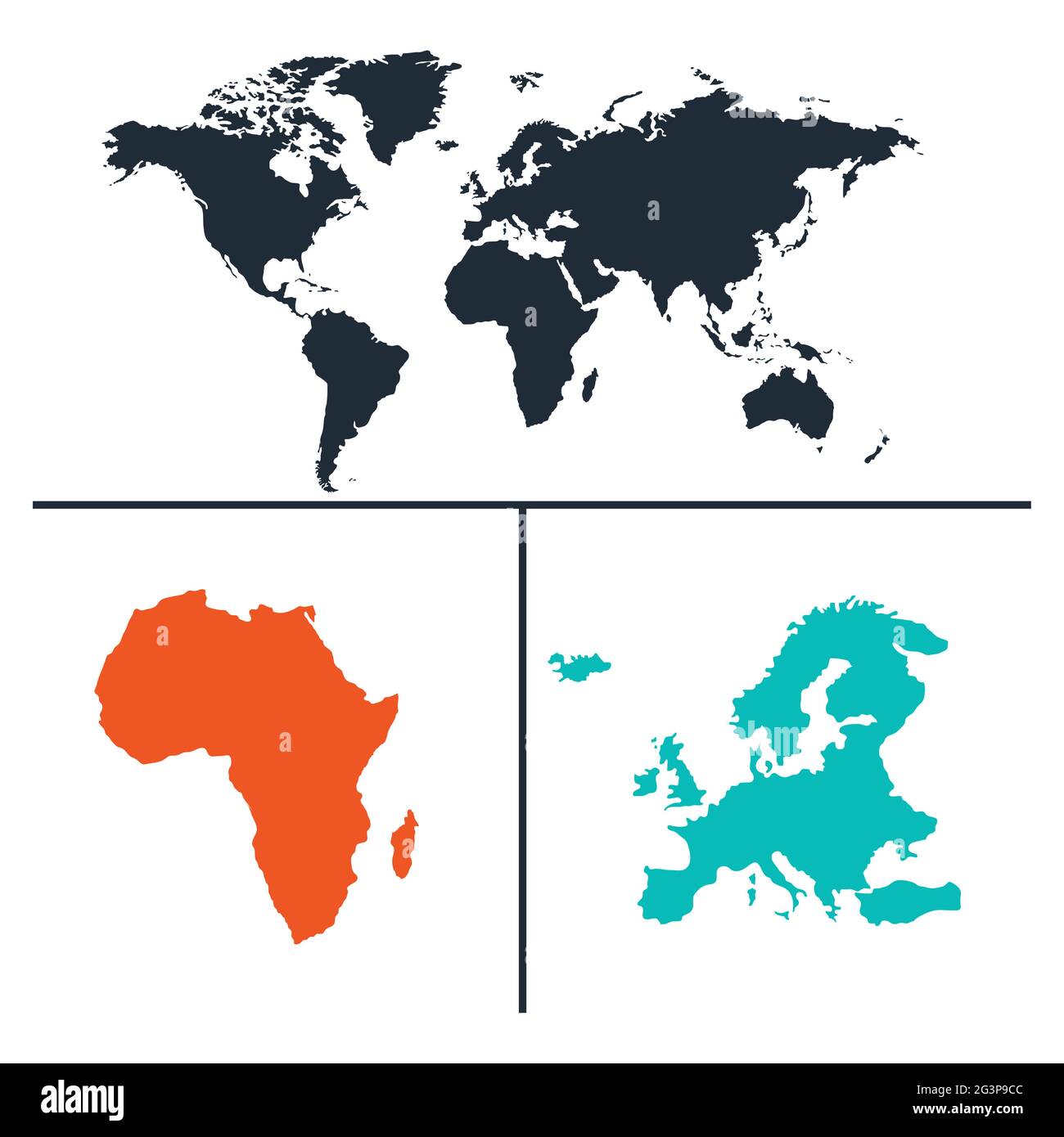 set of world maps Stock Vector Image & Art Alamy