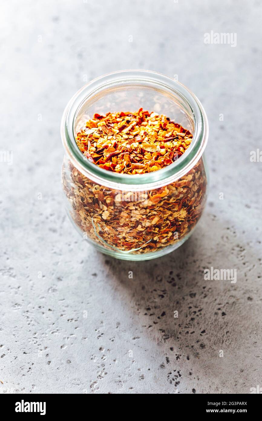 Indian dried red chillies hi-res stock photography and images - Alamy