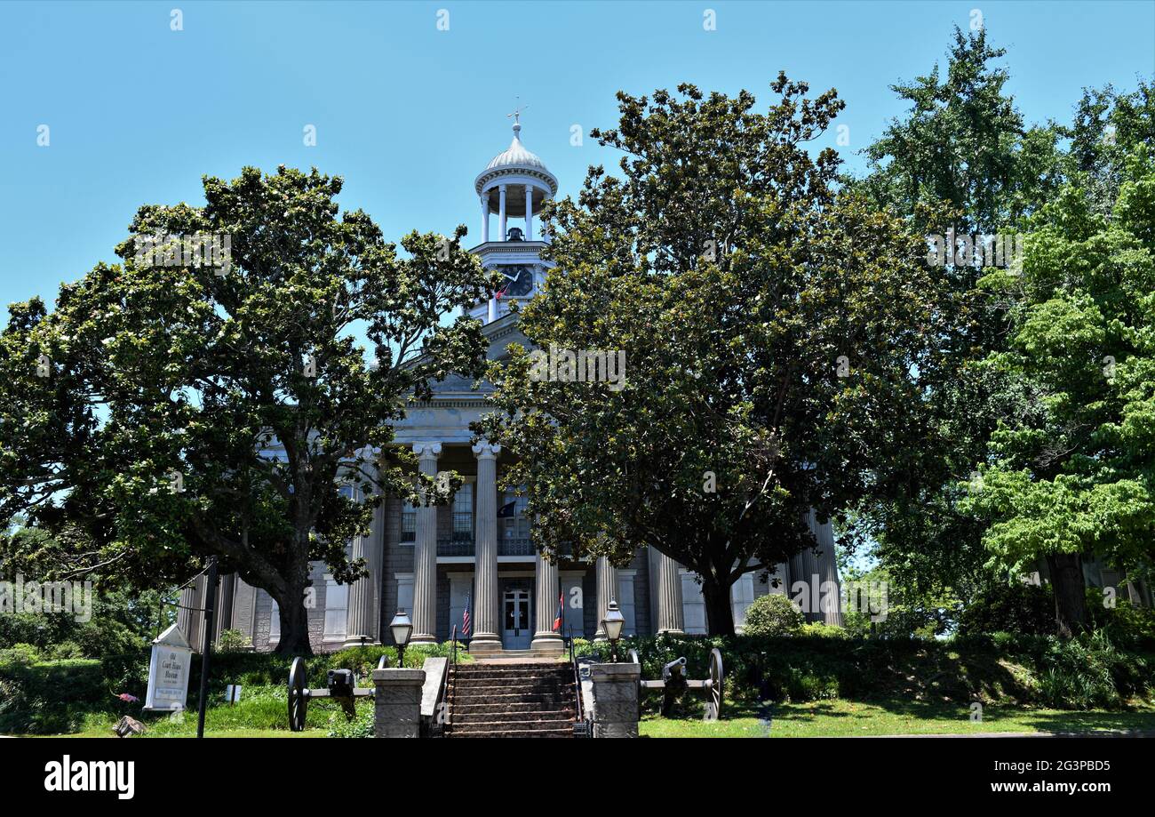 Old Warren County Courthouse in Vicksburg, Mississippi. Stock Photo