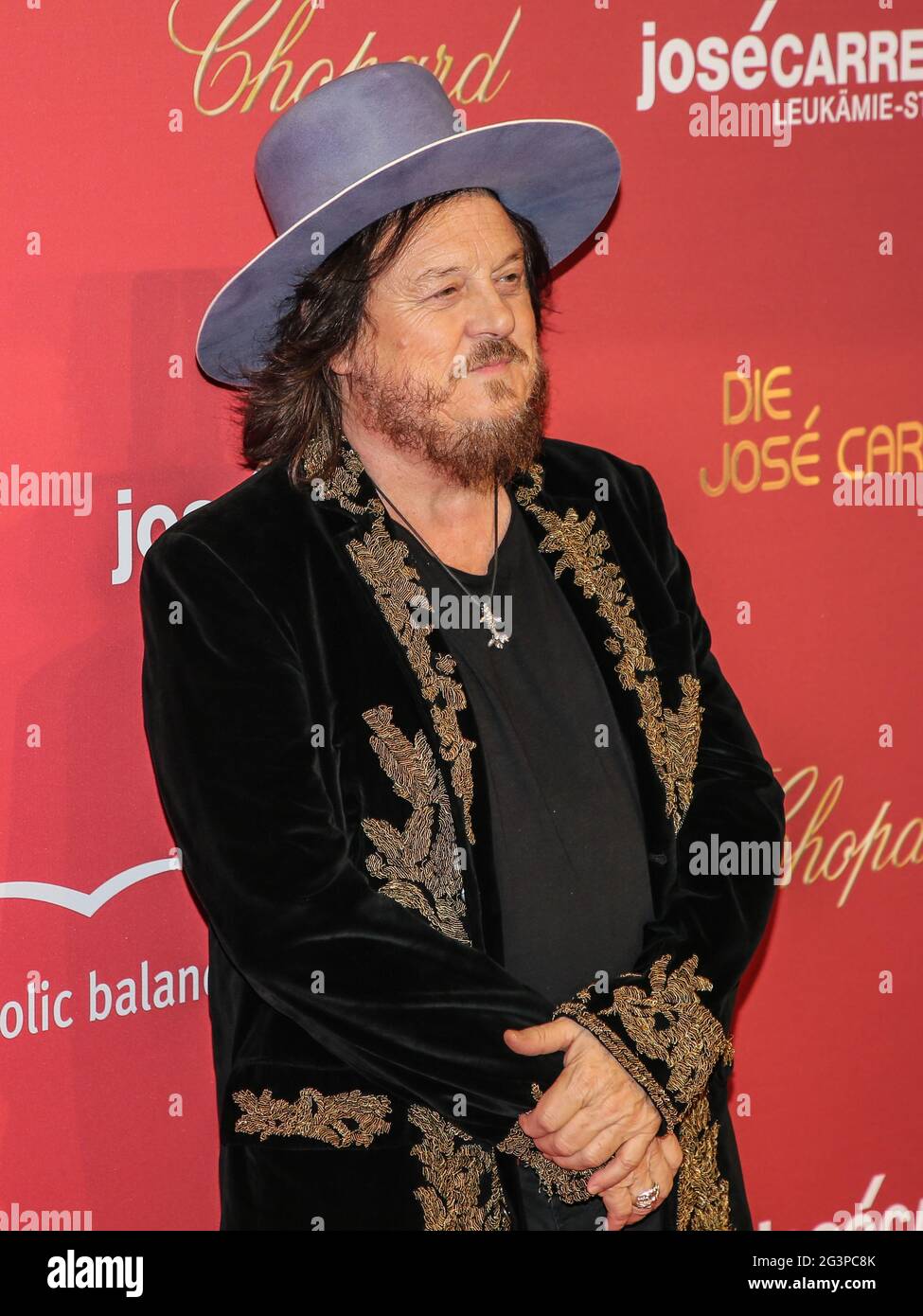 Italian singer Zucchero at the 25th JosÃ© Carreras Gala on December 12th, 2019 in Leipzig Stock Photo