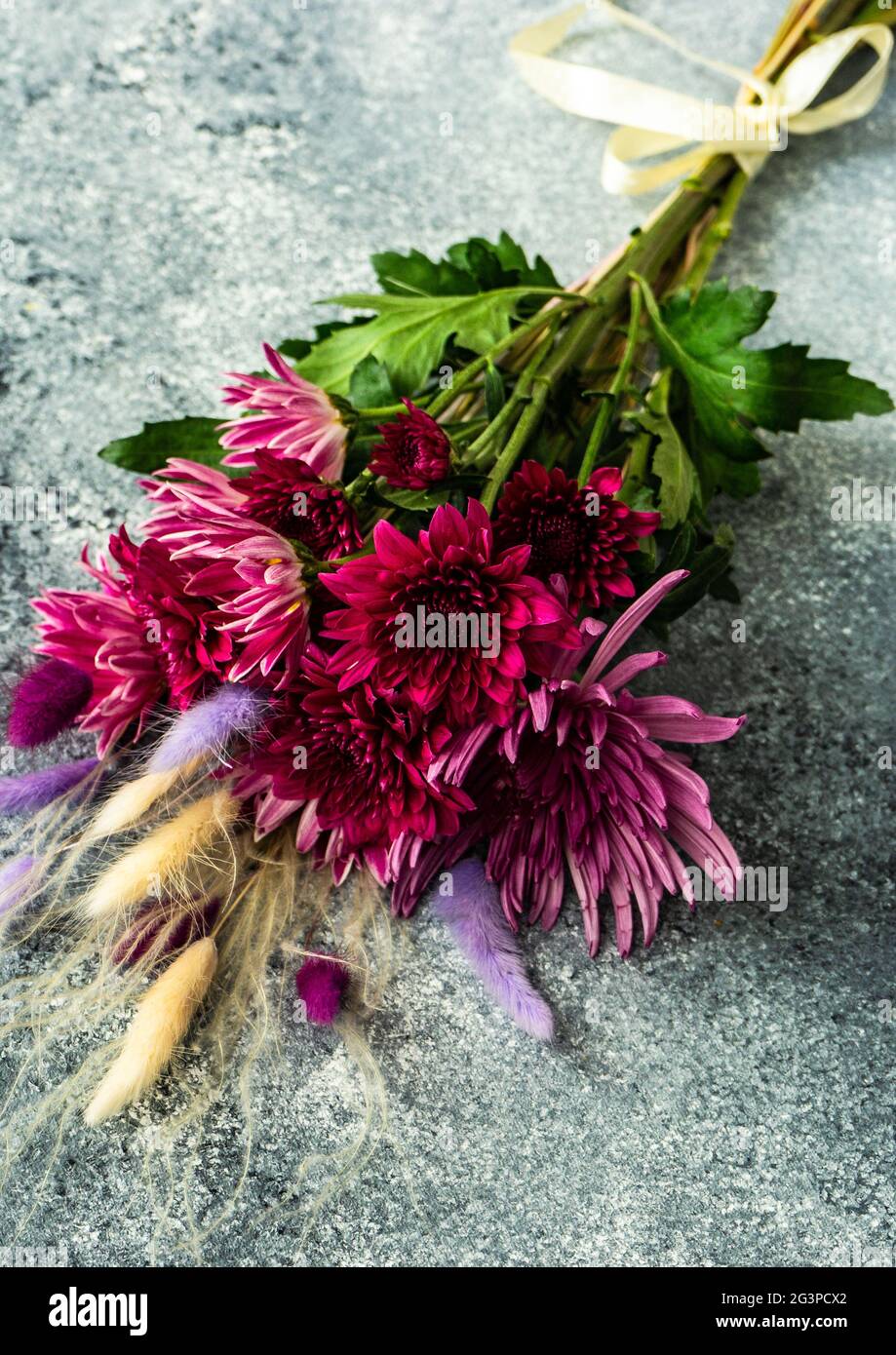 Floral card concept Stock Photo