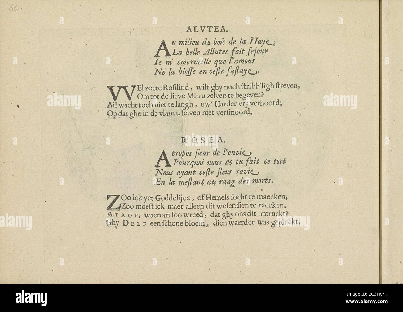 Quatters In The Performances Of Alutea A And Rosea A D Les Vrais Pourtraits The Quelques Unes Des Plus Grandes Ladies De La Chrestiente Desguisees And Bergeres Two Times Two Quatrains In