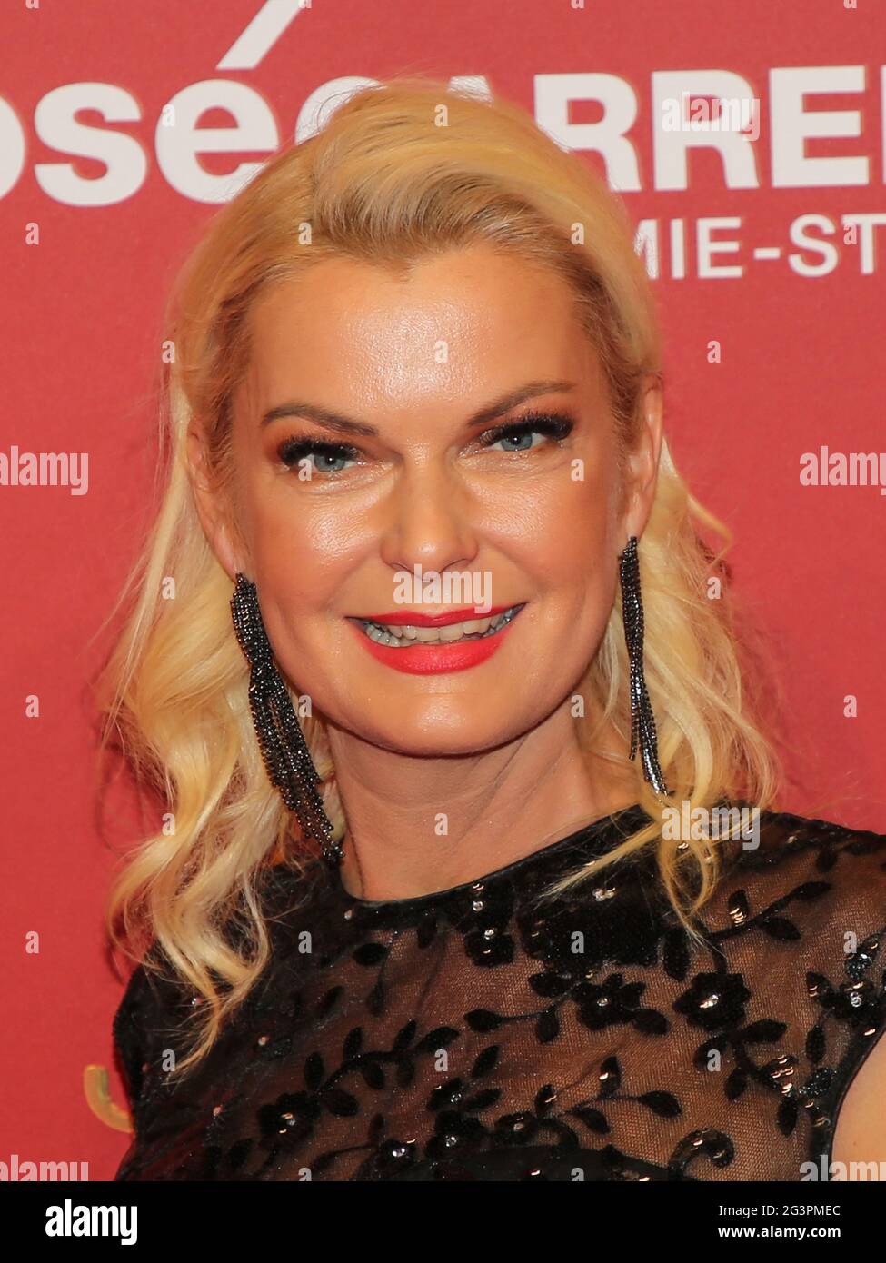 Annette Mugrauer MDR editor-in-chief Brisant at the 25th JosÃ© Carreras Gala on 12.12.2019 Leipzig Stock Photo