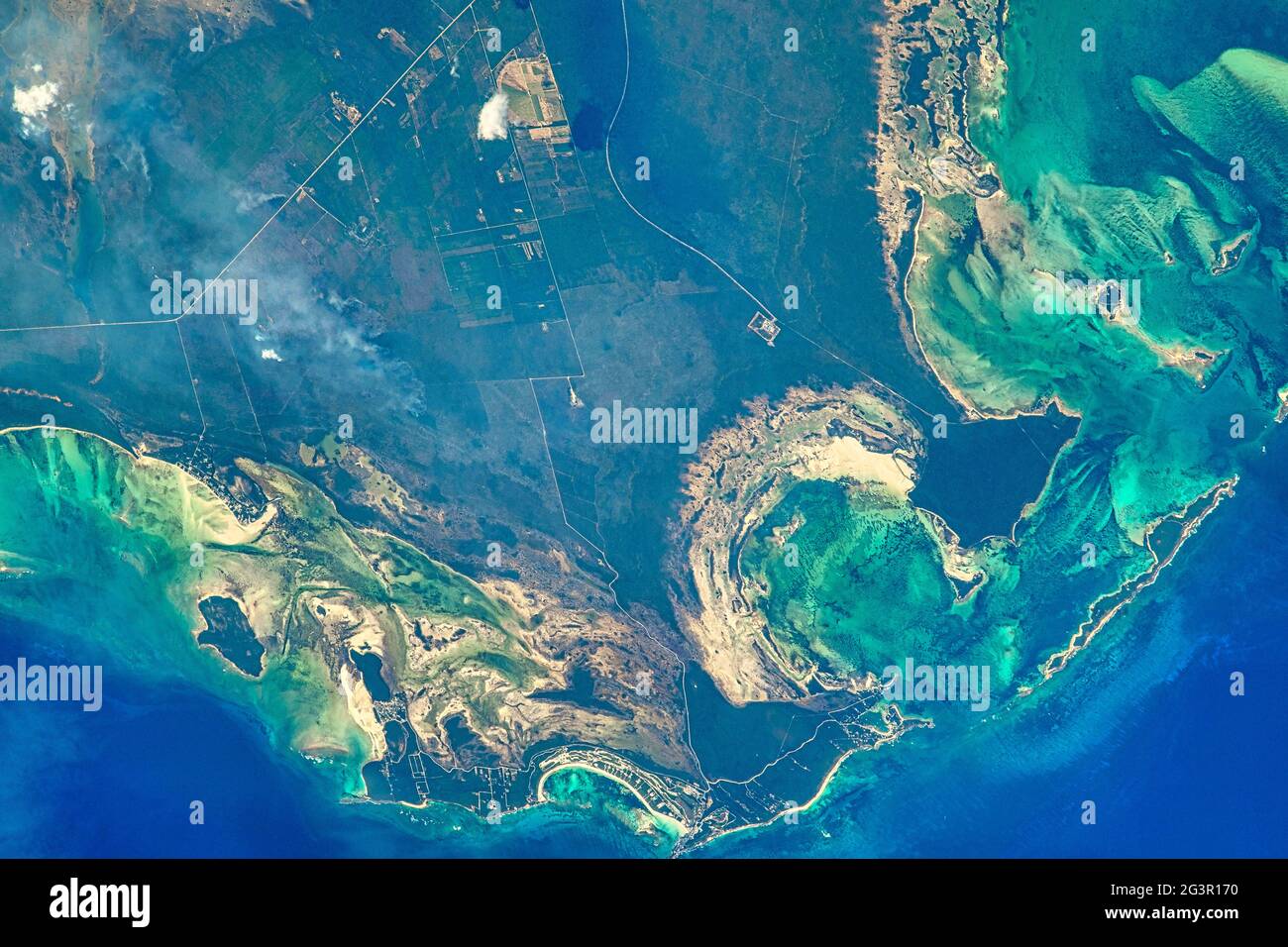 View of planet Earth from Space. Digital Enhancement. Elements of this image furnished by NASA Stock Photo