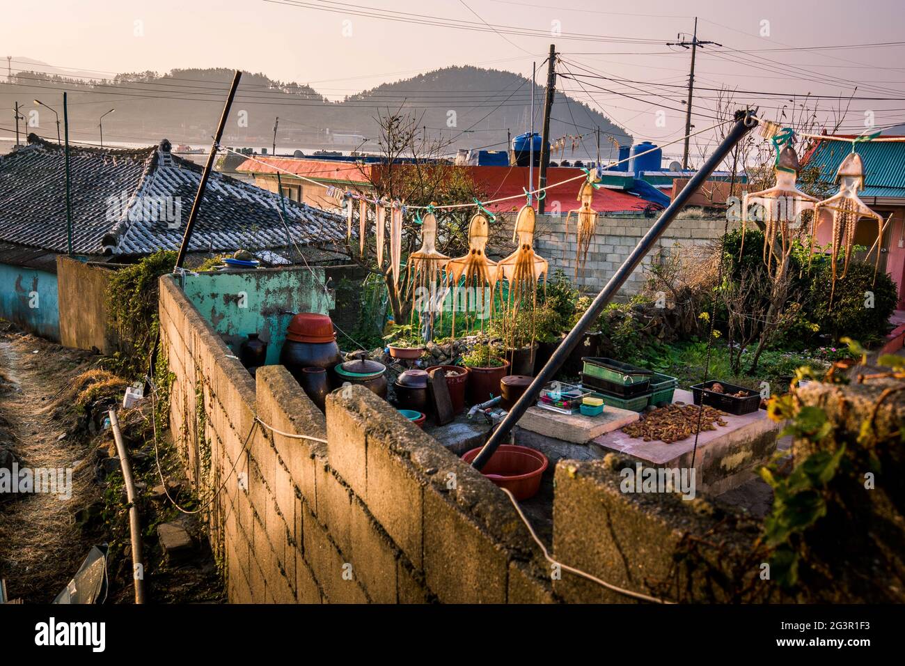 The small village in South Korea Stock Photo Alamy