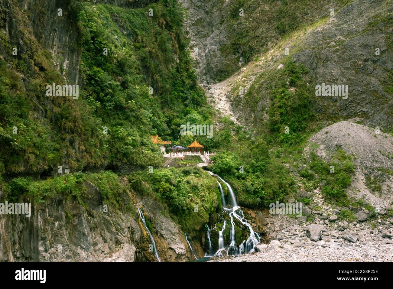 The fiew around Changuang Temple Stock Photo
