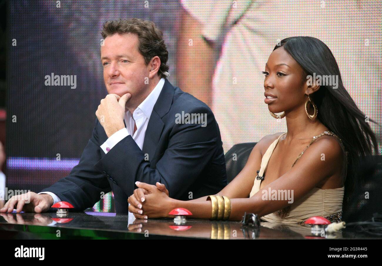 Piers and Brandy Norwood, celebrity judges from the new NBC
