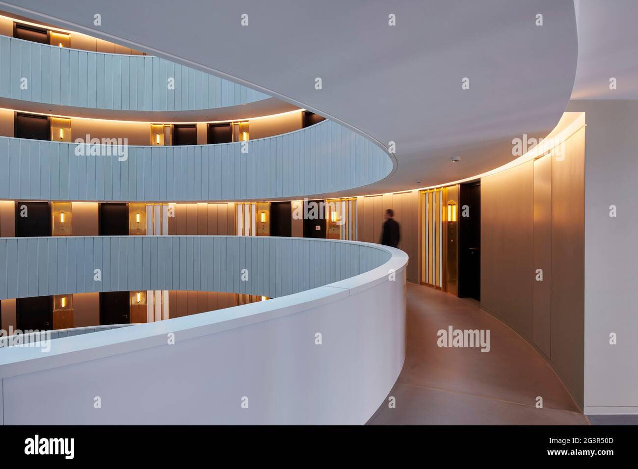 Large Atrium detail view. Gasholders London, London, United Kingdom ...