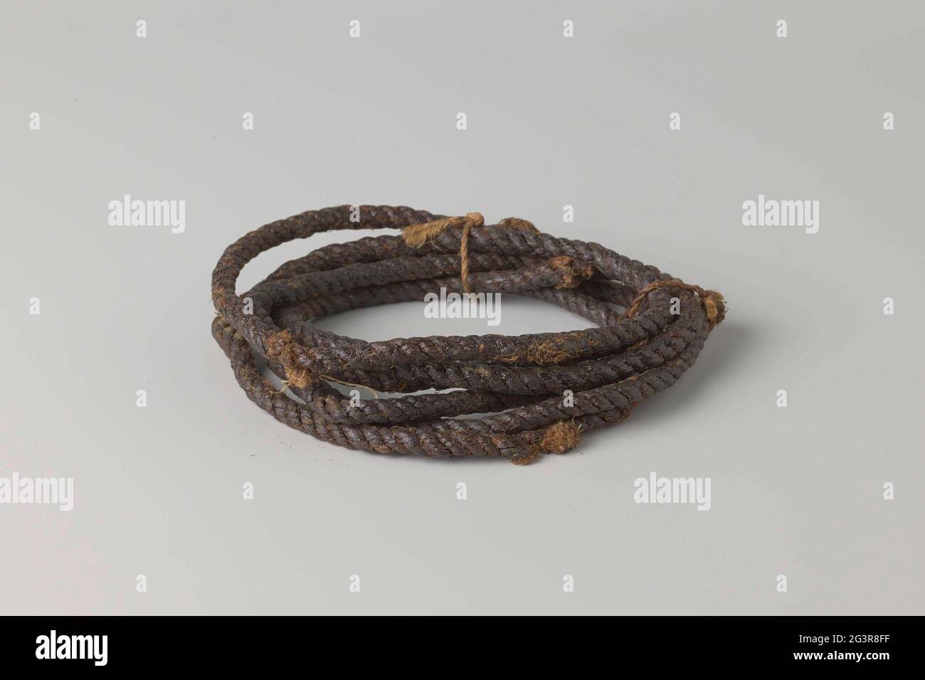 Picks rope. Picking rope, dried up in a role Stock Photo - Alamy