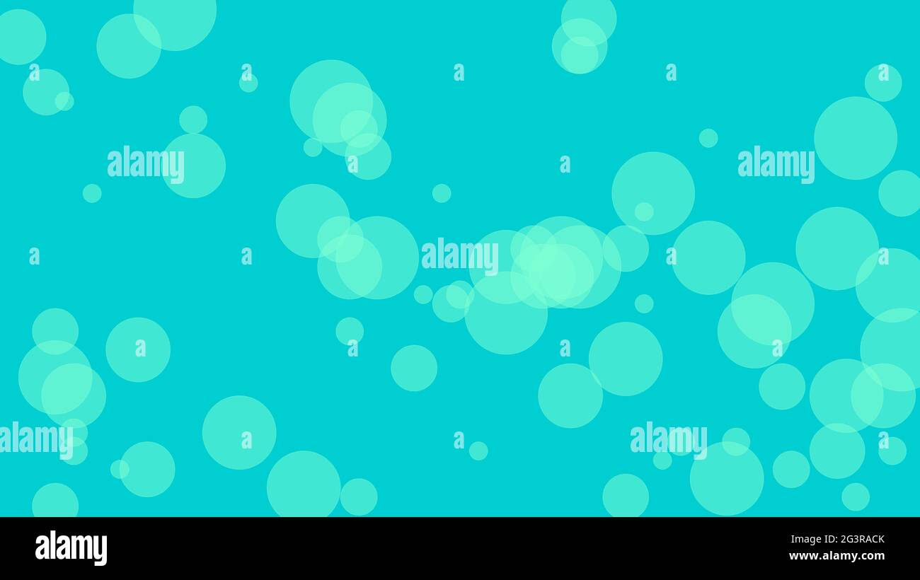 Abstract green circles illustration background Stock Photo - Alamy