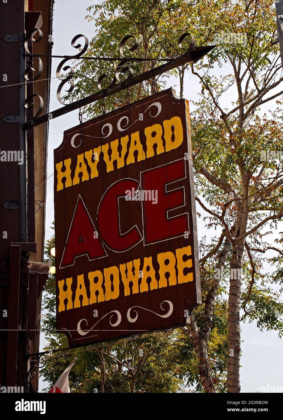 Hayward Ace Hardware store sign, California Stock Photo Alamy