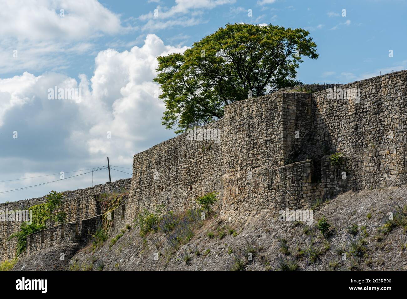 Historic Belgrade Fortress in Kalemegdan park in Belgrade, capital of Serbia Stock Photo