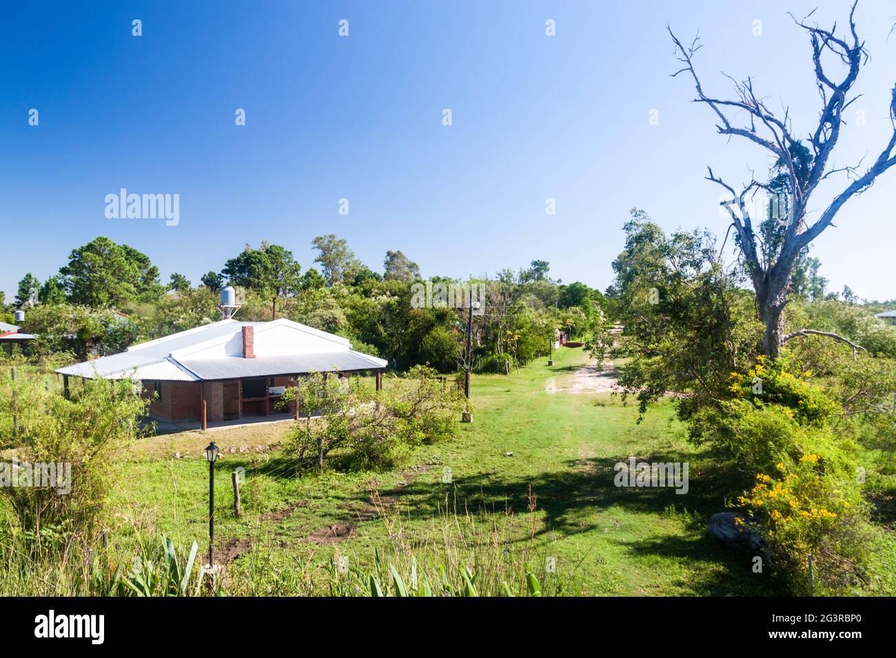 Colonia Pellegrini town in Esteros del Ibera, Argentina Stock Photo