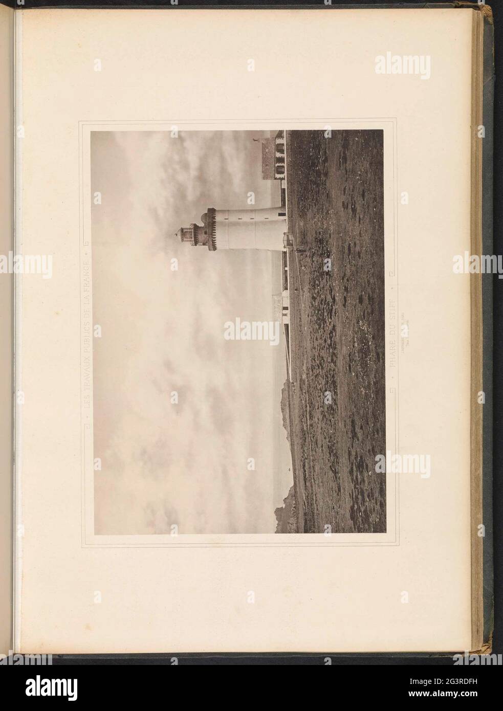 Construction and illumination of lighthouses hi-res stock photography ...