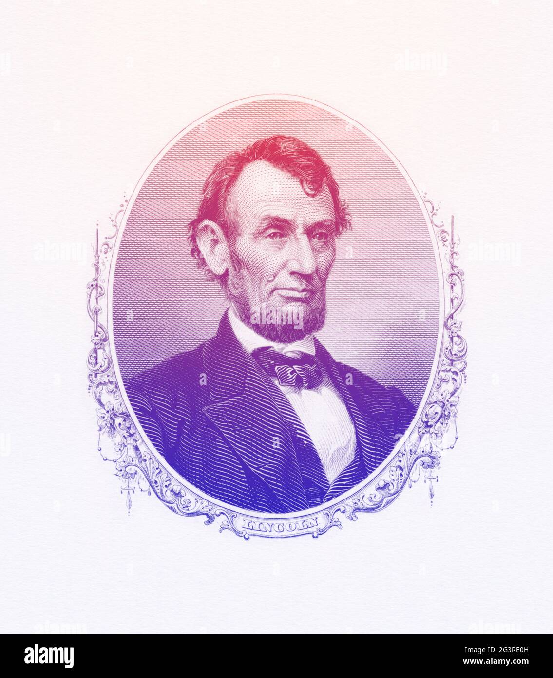 Abraham Lincoln was an American lawyer and statesman who served as the 16th president of the United States Stock Photo