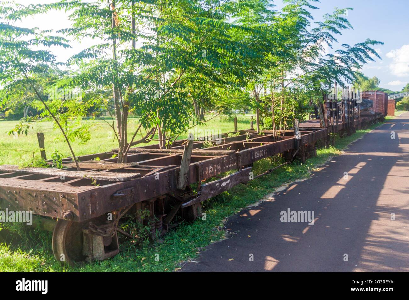 Old rusty train hi-res stock photography and images - Alamy