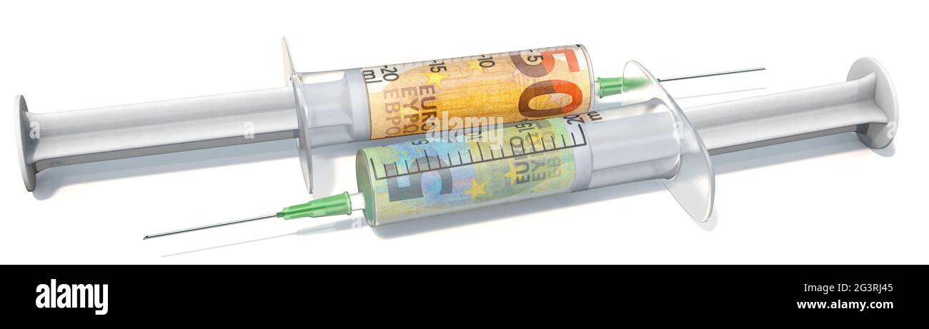 Two-class medicine Stock Photo