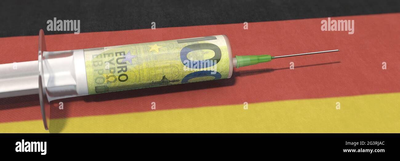 Financial injection for Germany Stock Photo