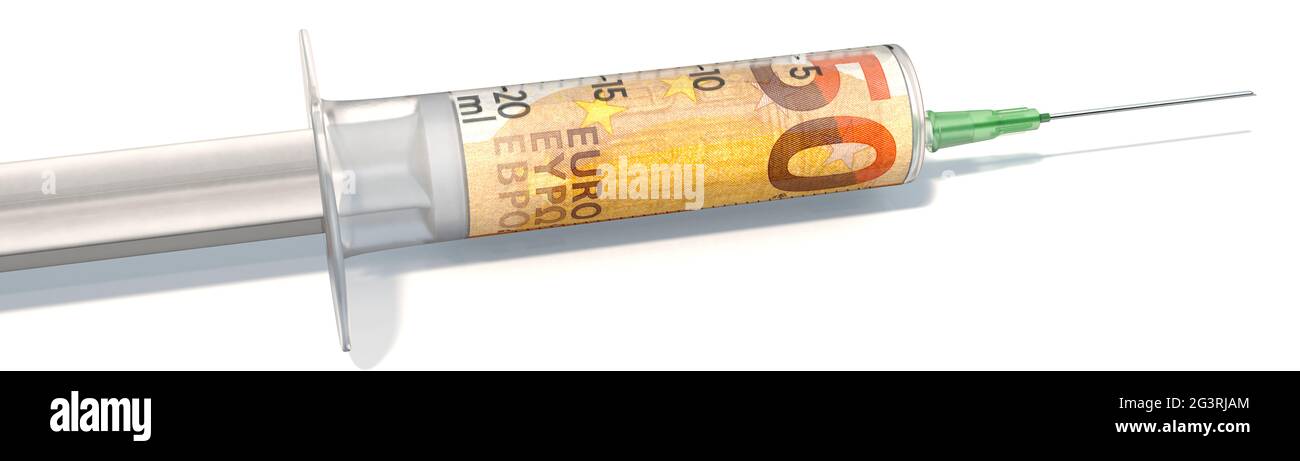 Financial injection Stock Photo