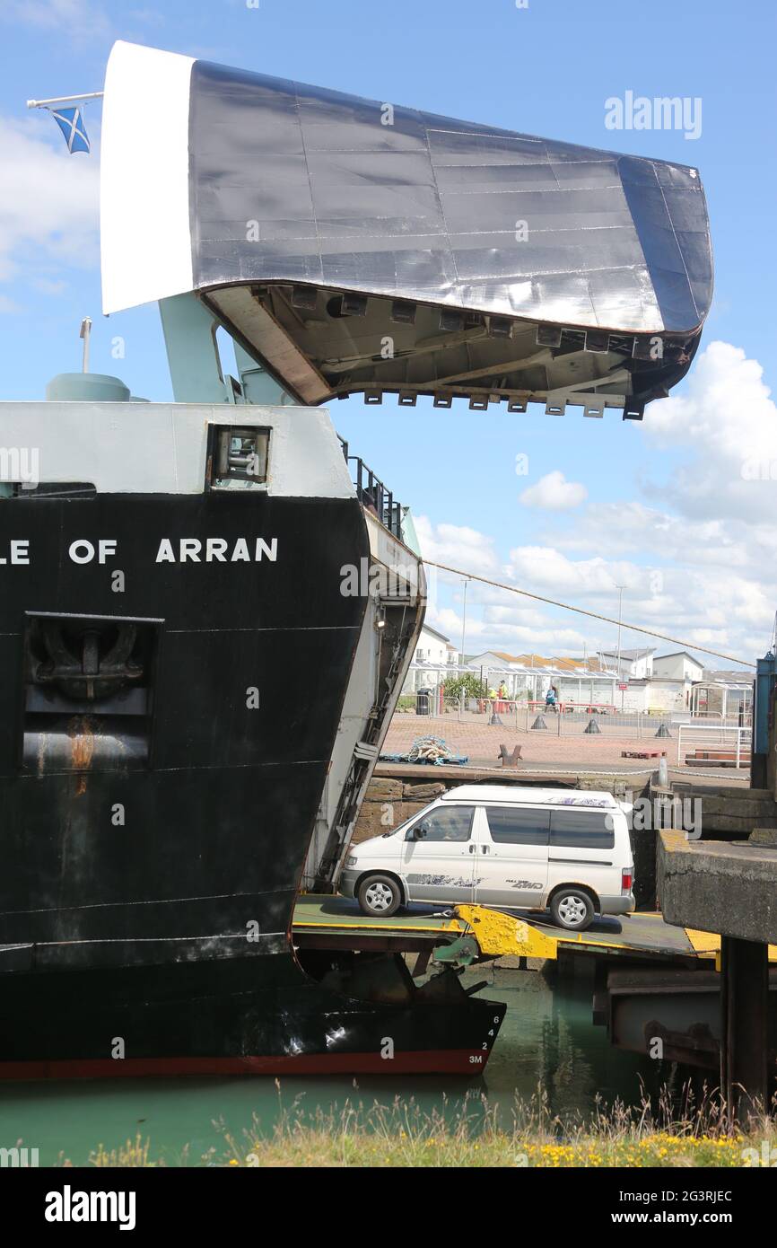 Ardrossan, North Ayrshire, Scotland, UK 17 June 2021. Caledonian