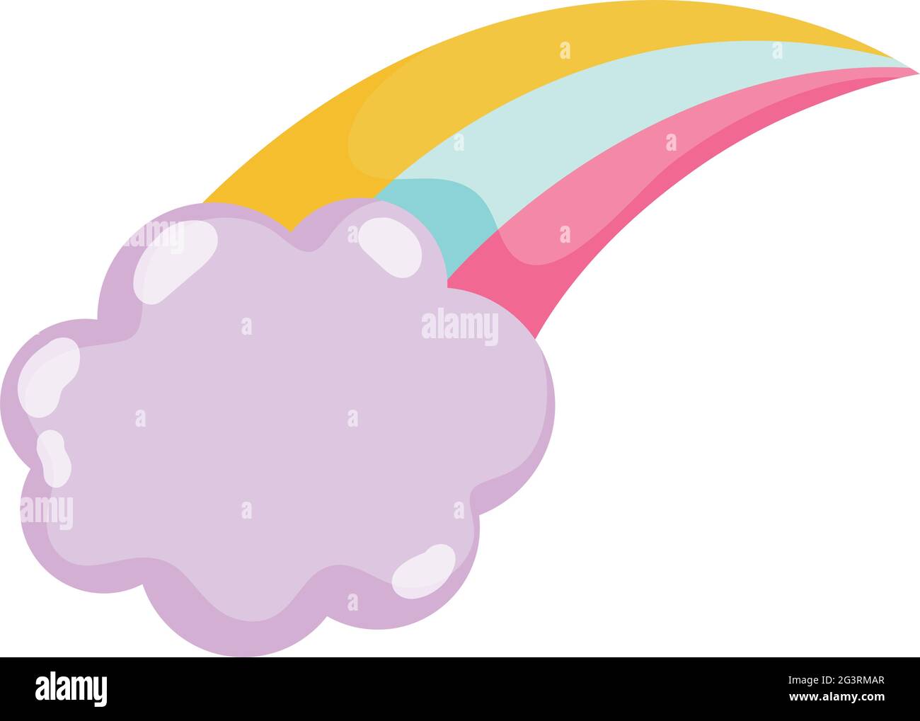 rainbow cloud sky weather Stock Vector Image & Art - Alamy