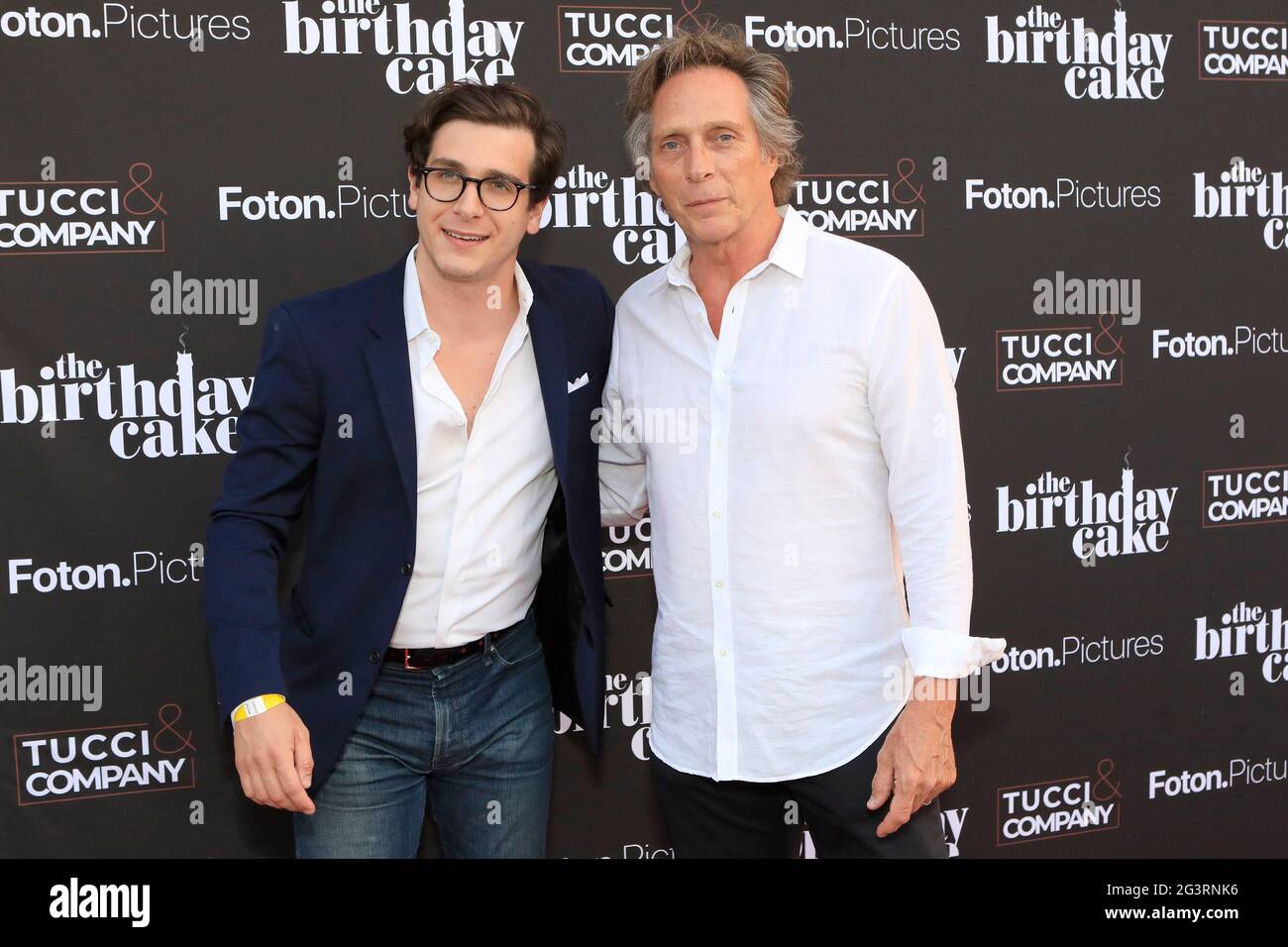 Beverly Hills, USA. 16th June, 2021. LOS ANGELES - MAR 24: Sam Fichtner, William Fichtner at The Birthday Cake LA Premiere at the Fine Arts Theater on March 24, 2021 in Beverly Hills, CA (Photo by Katrina Jordan/Sipa USA) Credit: Sipa USA/Alamy Live News Stock Photo