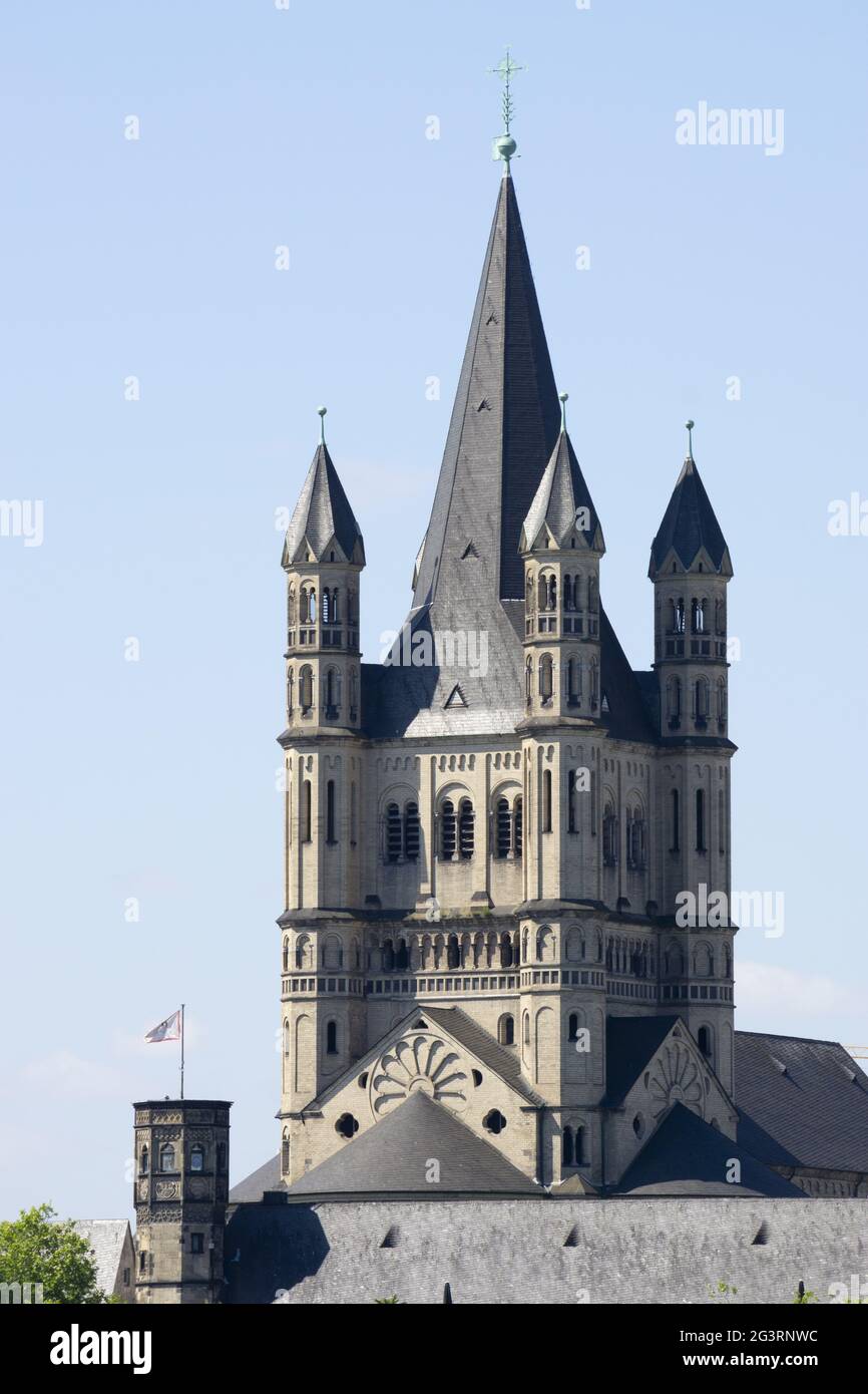 Church of Gross St. Martin of Cologne Stock Photo - Alamy