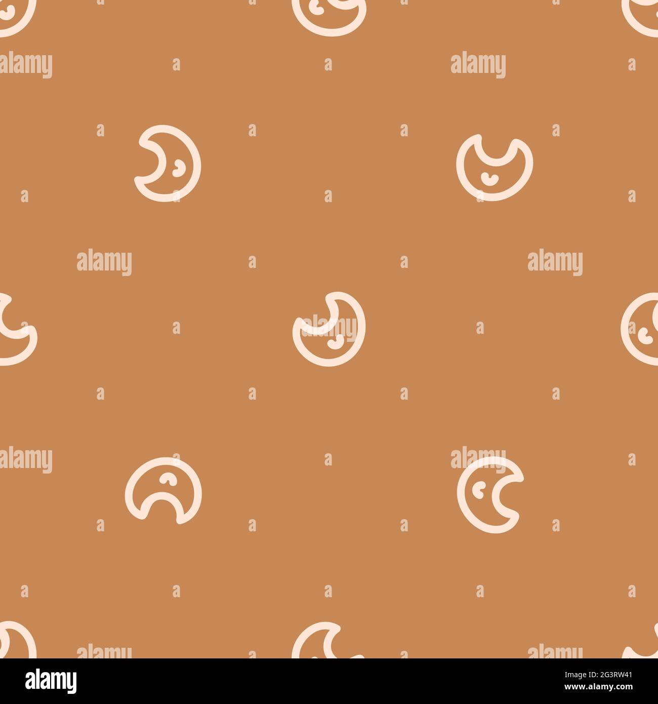 Moon Pattern Whimsy Background Seamless background moon gender neutral pattern. Whimsical minimal ...