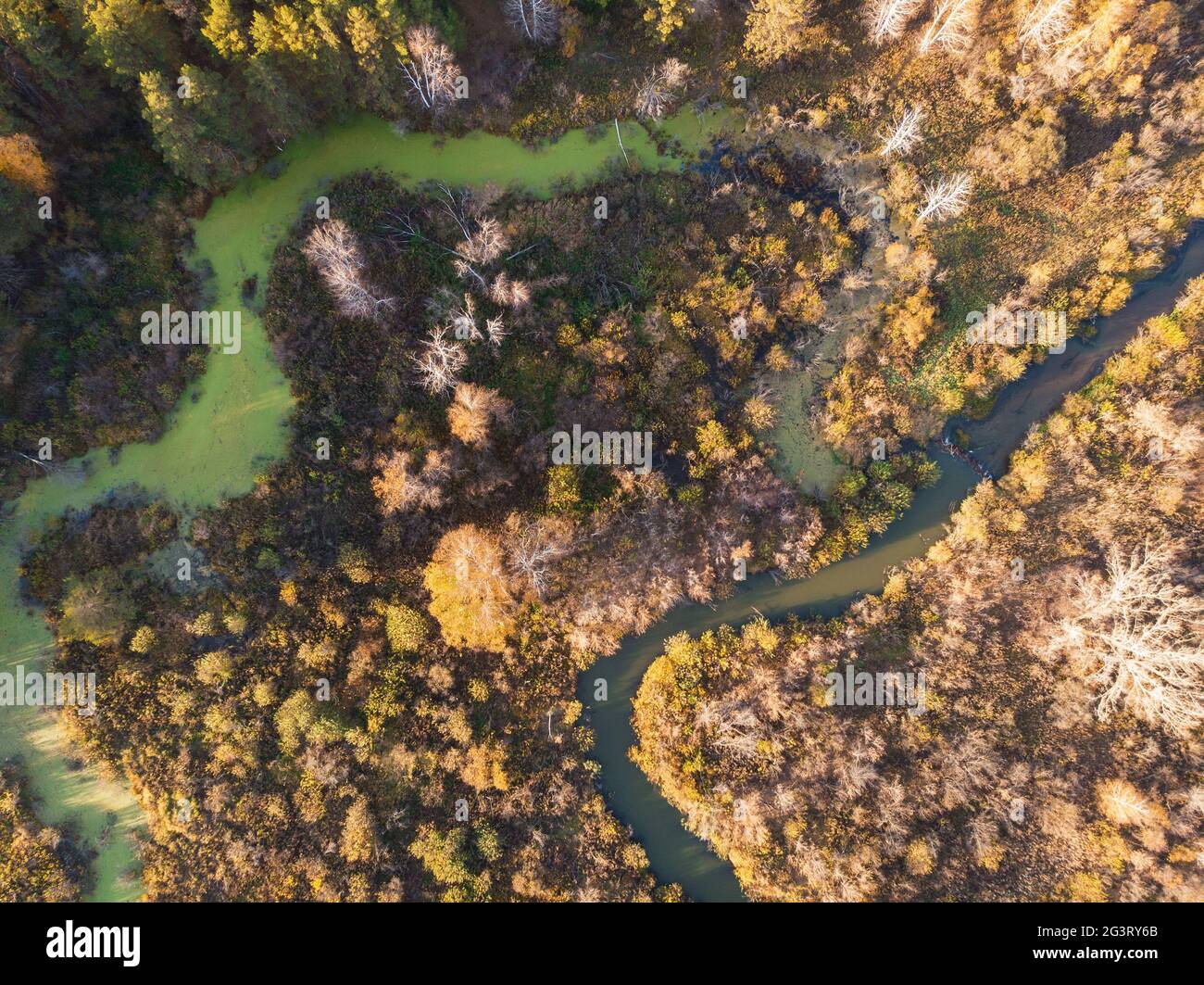 Aero beautiful nature river hi-res stock photography and images - Alamy