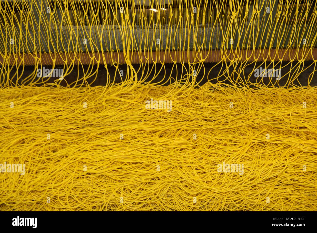 Production of nylon thread in a factory Stock Photo Alamy