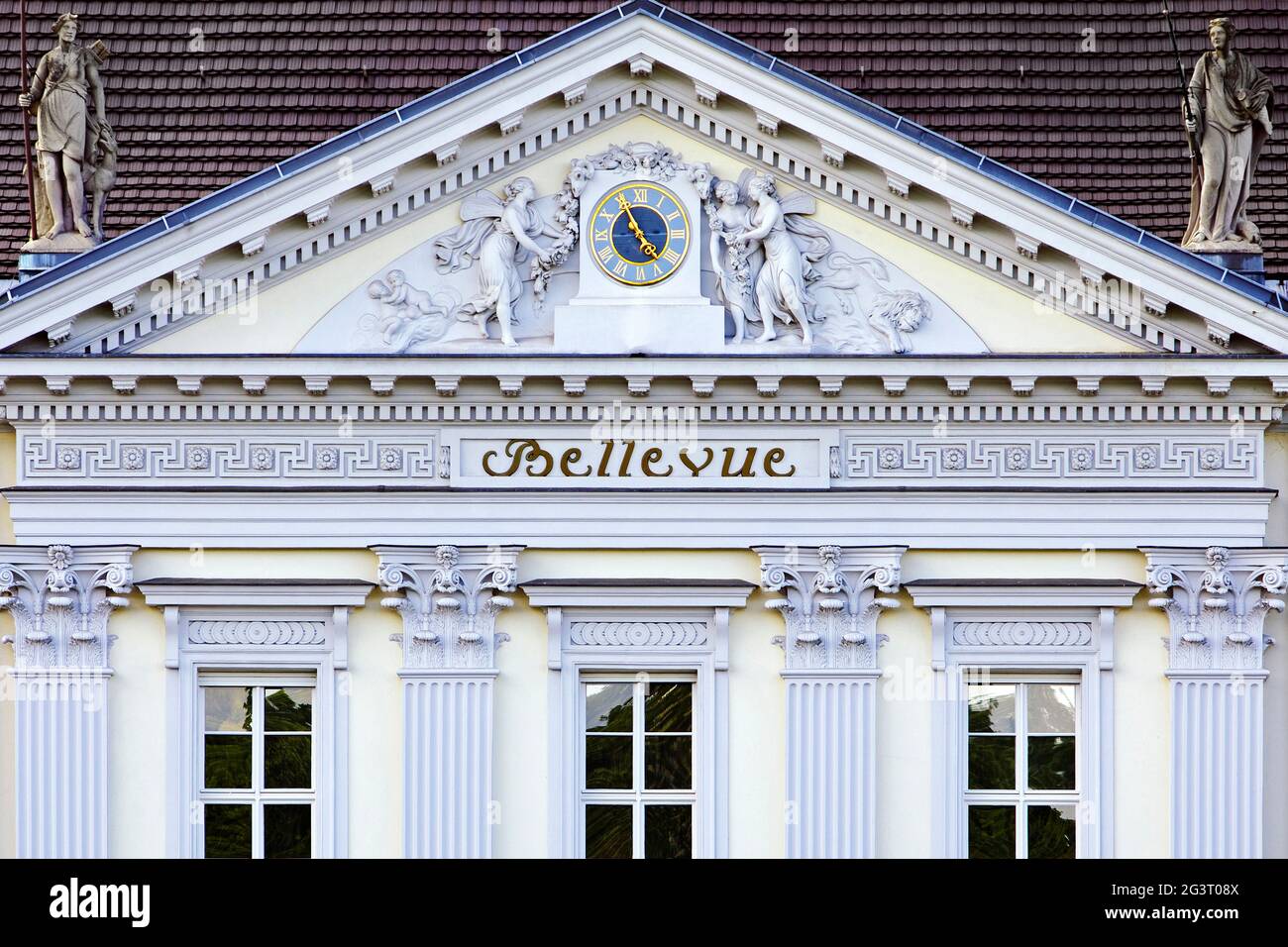 Castle Bellevue, seat of government of the President of Germany, Germany, Berlin Stock Photo