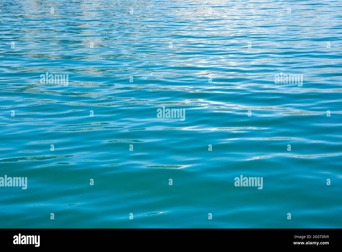 water of the Lake Lucerne with light swell, Switzerland Stock Photo