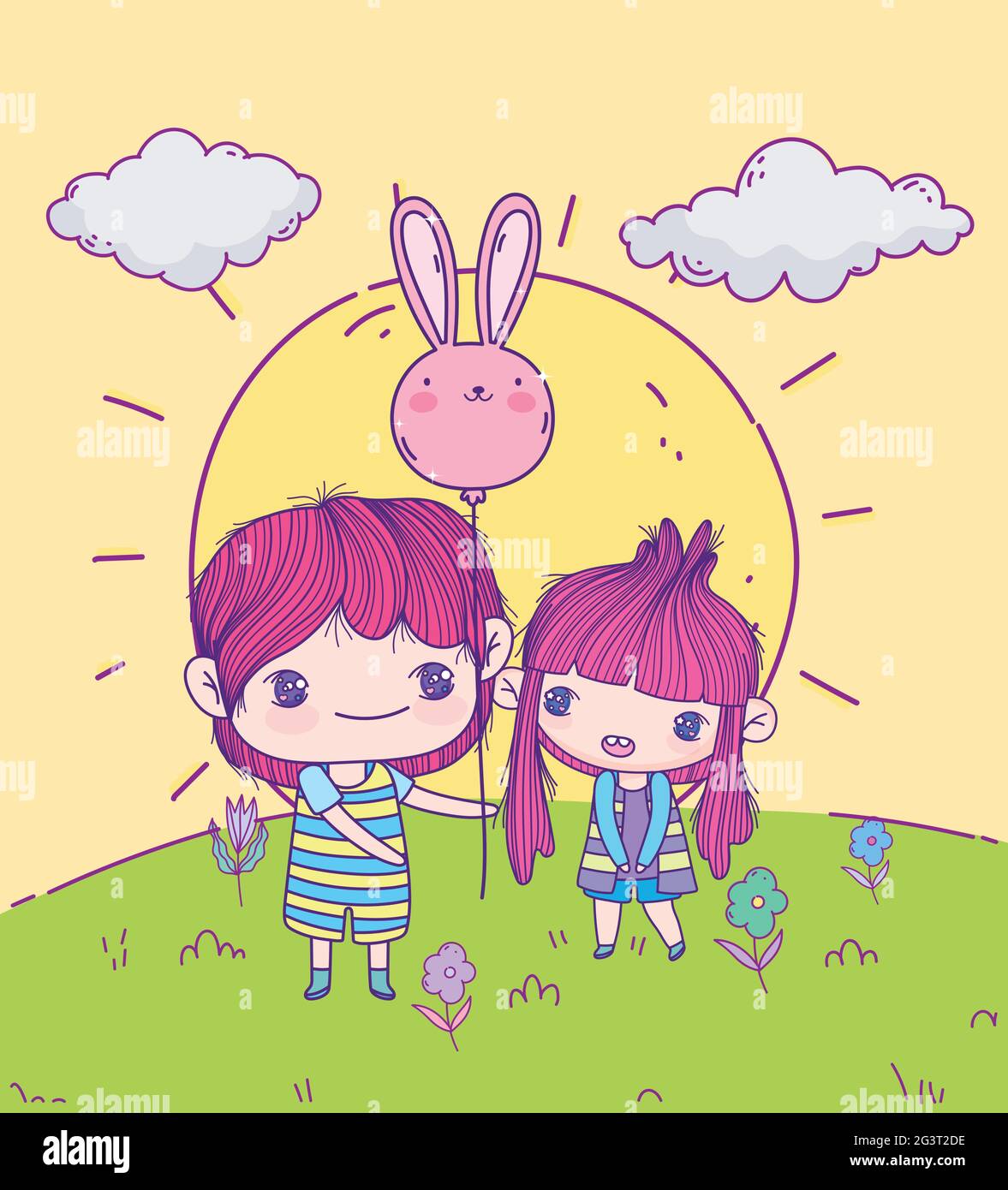 Anime Boy And Girl High Resolution Stock Photography And Images Alamy