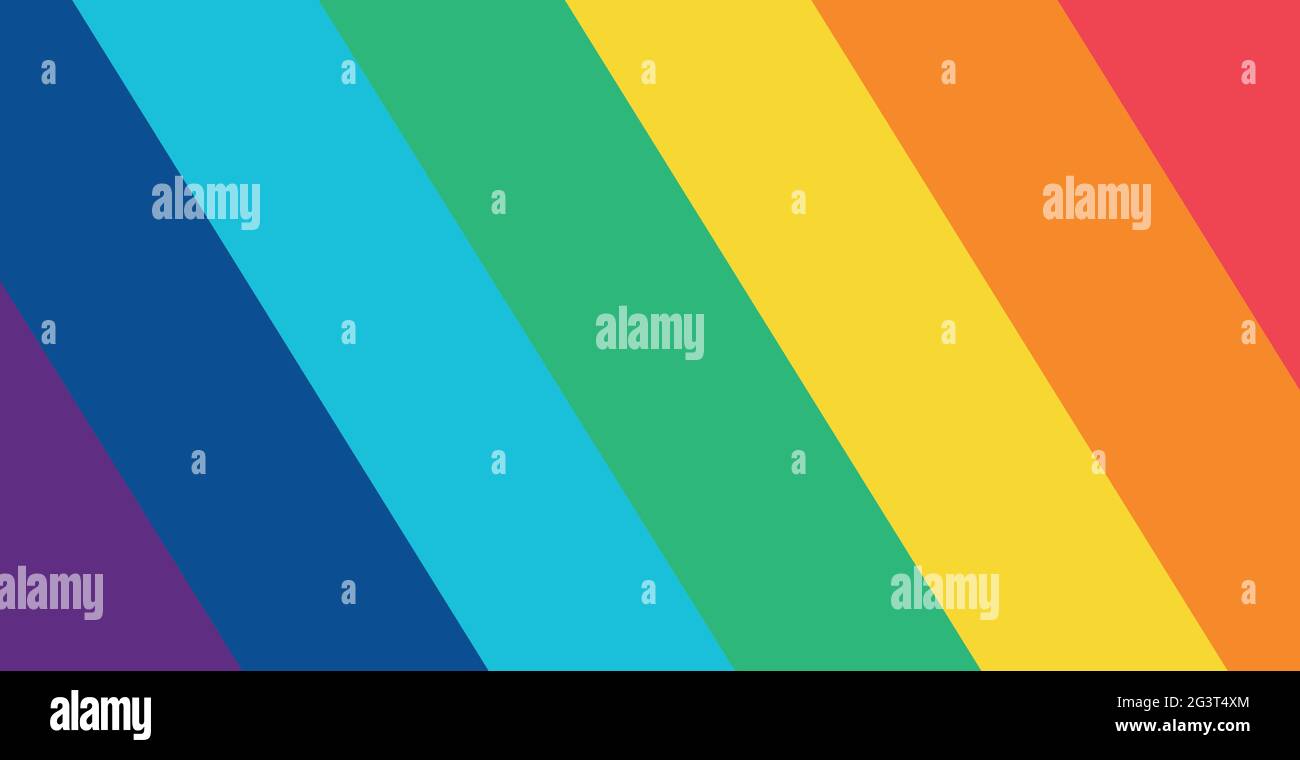 7 Colour Pattern Abstract multicolored rainbow colors, 7 shades - illustration Stock ...