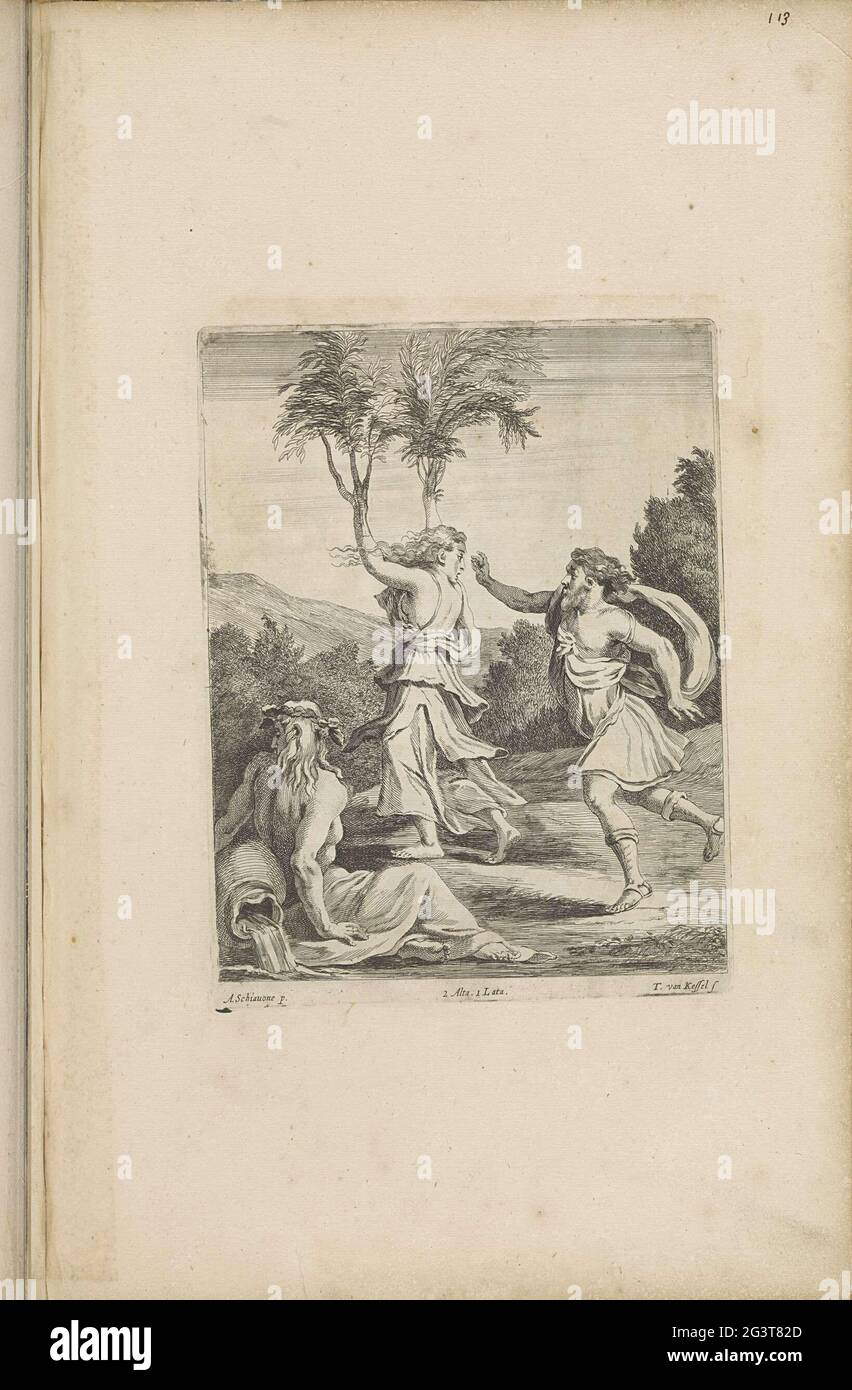 Apollo And Daphne Apollo Chases The Nymph Daphne Because He Is In Love Apollo And Daphne Apollo Chases The Nymph Daphne Because He Is In Love