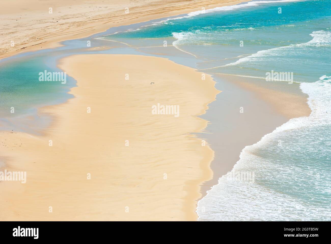 Seventy Five Mile Beach, Fraser Island, Queensland, Australia Stock Photo