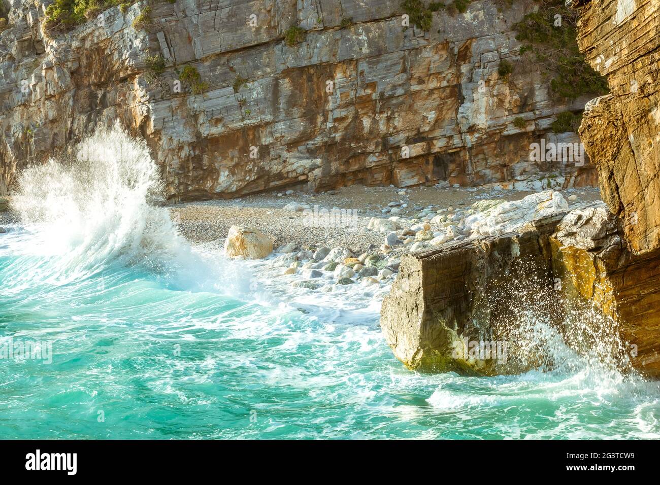 Beautiful seascape rocky shore hi-res stock photography and images - Alamy