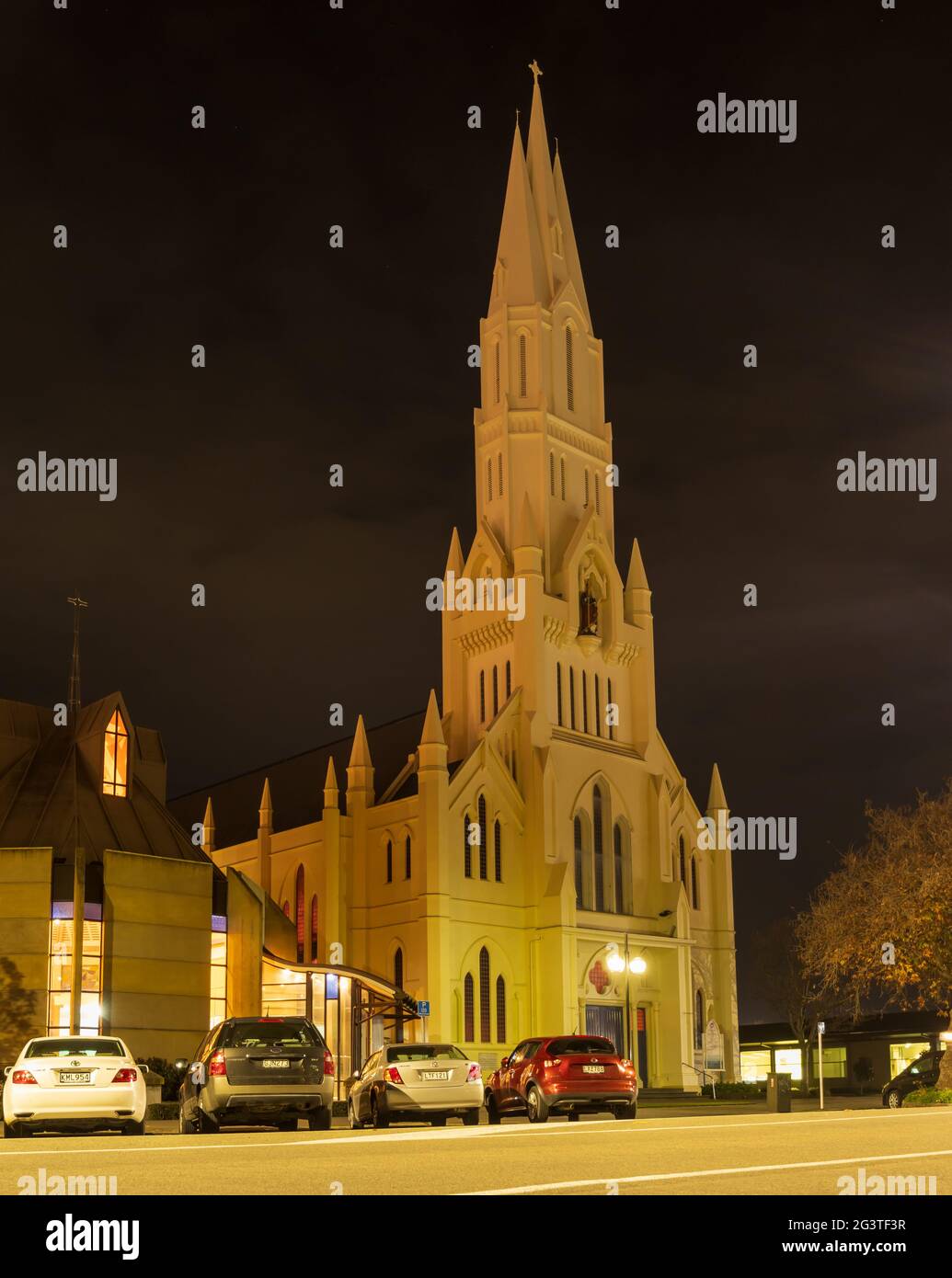 Palmerston North, New Zealand, 11.06.2021. The Cathedral of The Holy ...