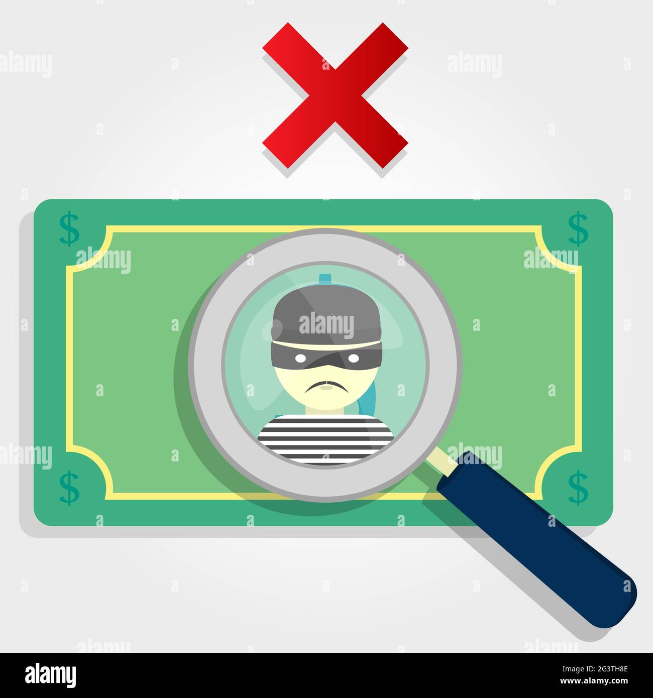 Money laundering investigation Stock Vector Images Alamy