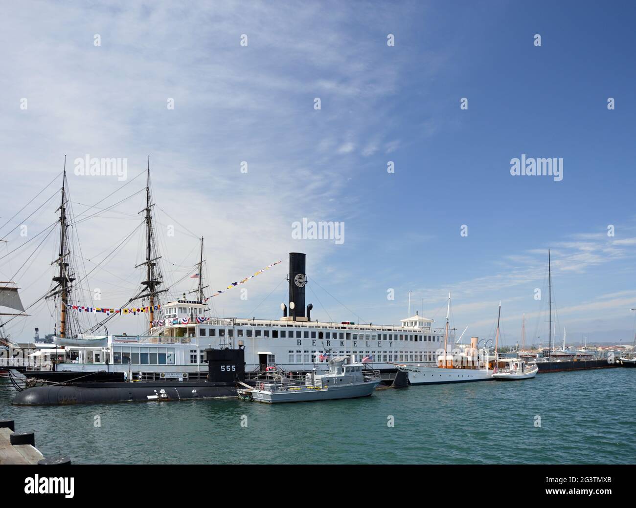Museum Port at the Pacific, San Diego, California Stock Photo