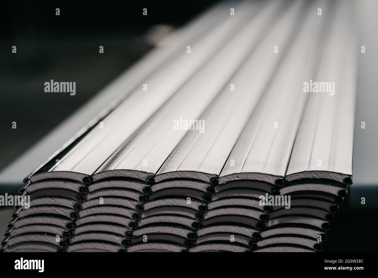 Materials used for blinds manufacturing Stock Photo Alamy