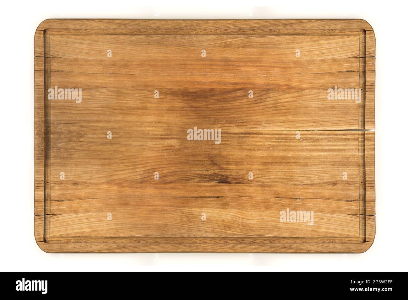 Pine wooden cutting board Stock Photo